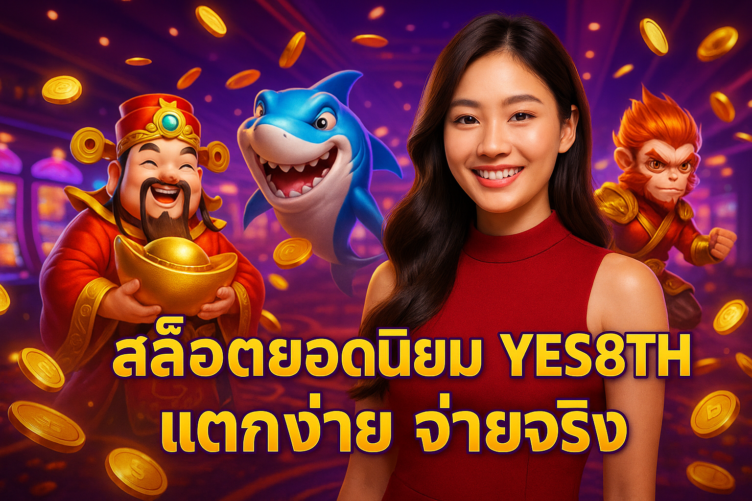 สล็อตยอดนิยม YES8TH แตกง่าย จ่ายจริง